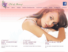 Tablet Screenshot of oilofmercy.com